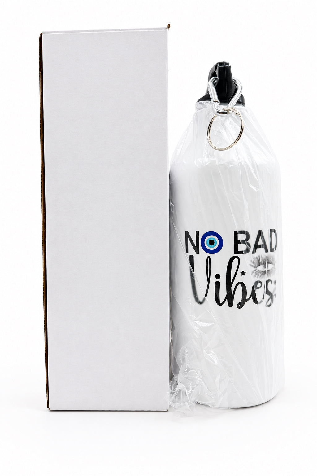No Bad Vibes Travel Water Bottle