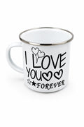 I Love You Forever Enamel Mug - 12oz