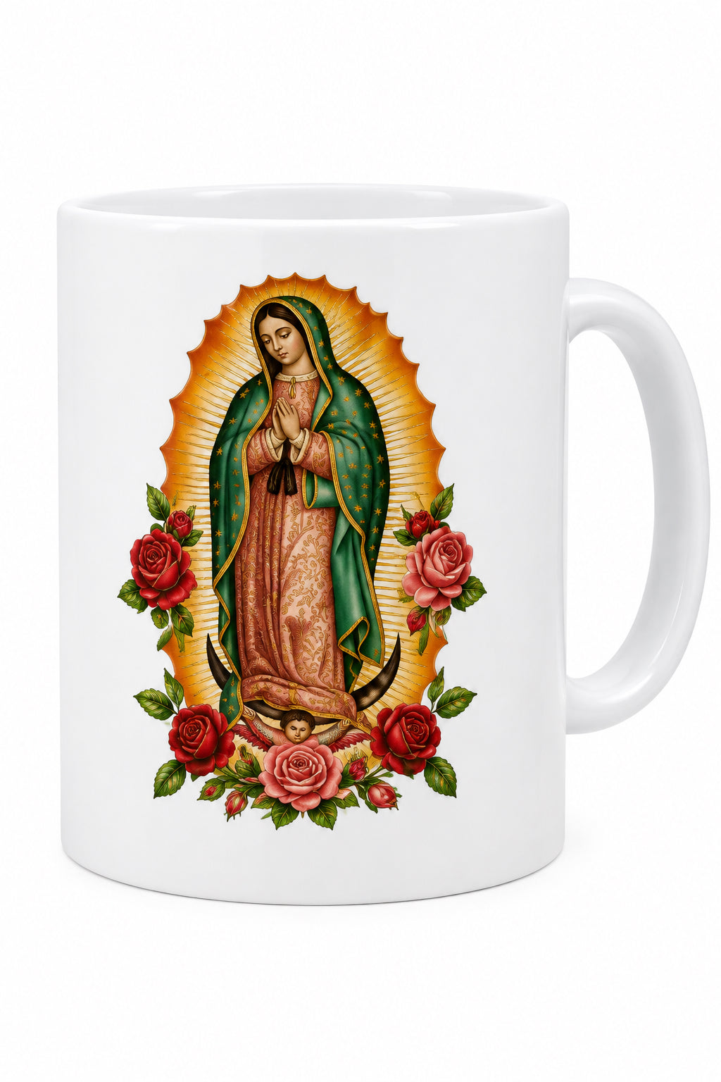Virgin Mary Ceramic Mug - 12oz