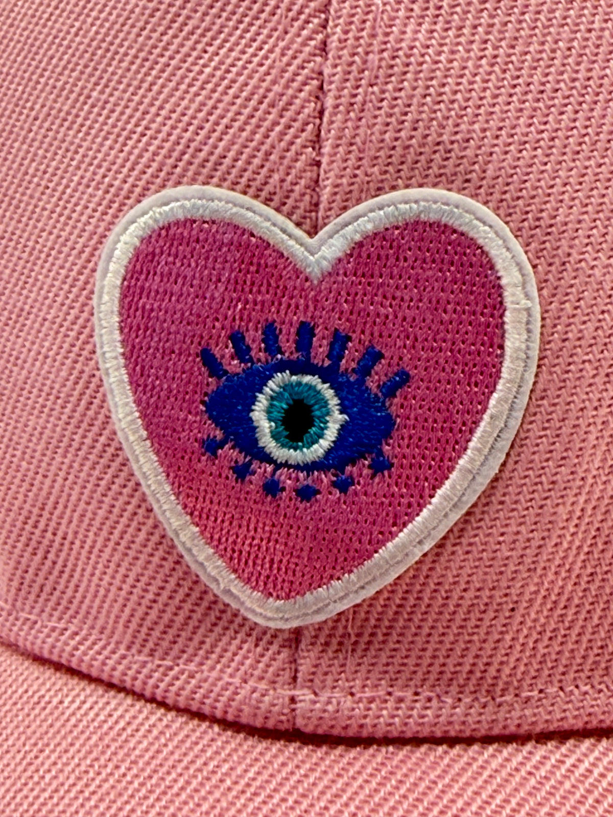 Pink Heart Turkish Eye Cap