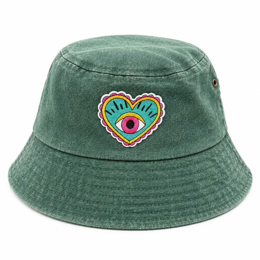 Embroidered Lucky Eye Bucket Hat