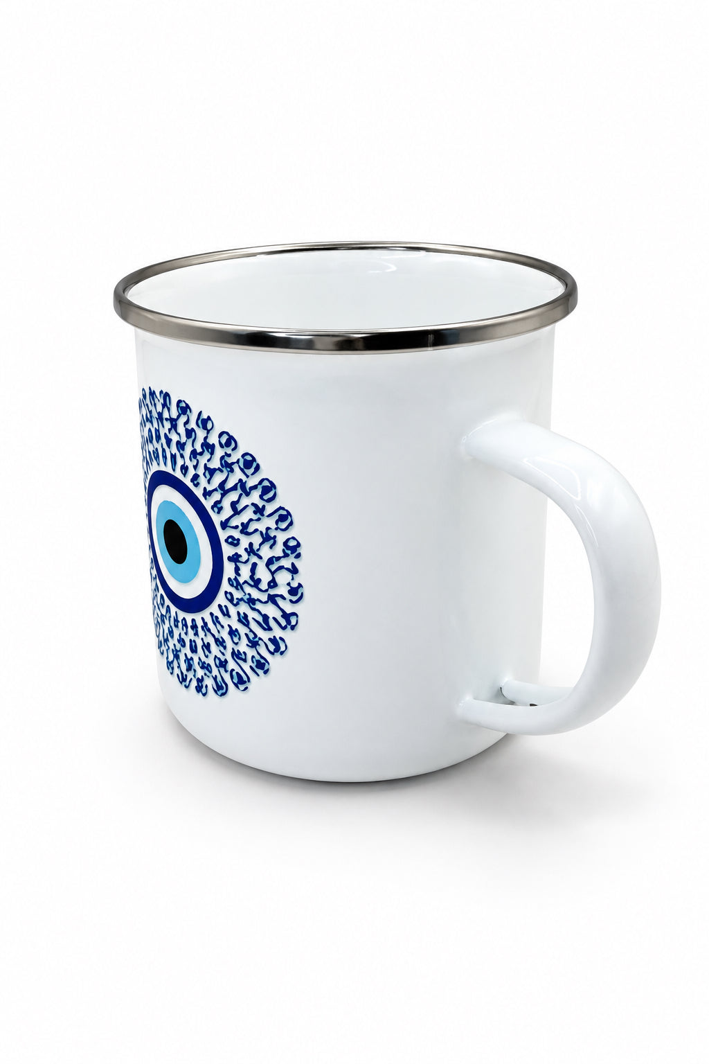 Turkish Eye Enamel Mug - 12oz