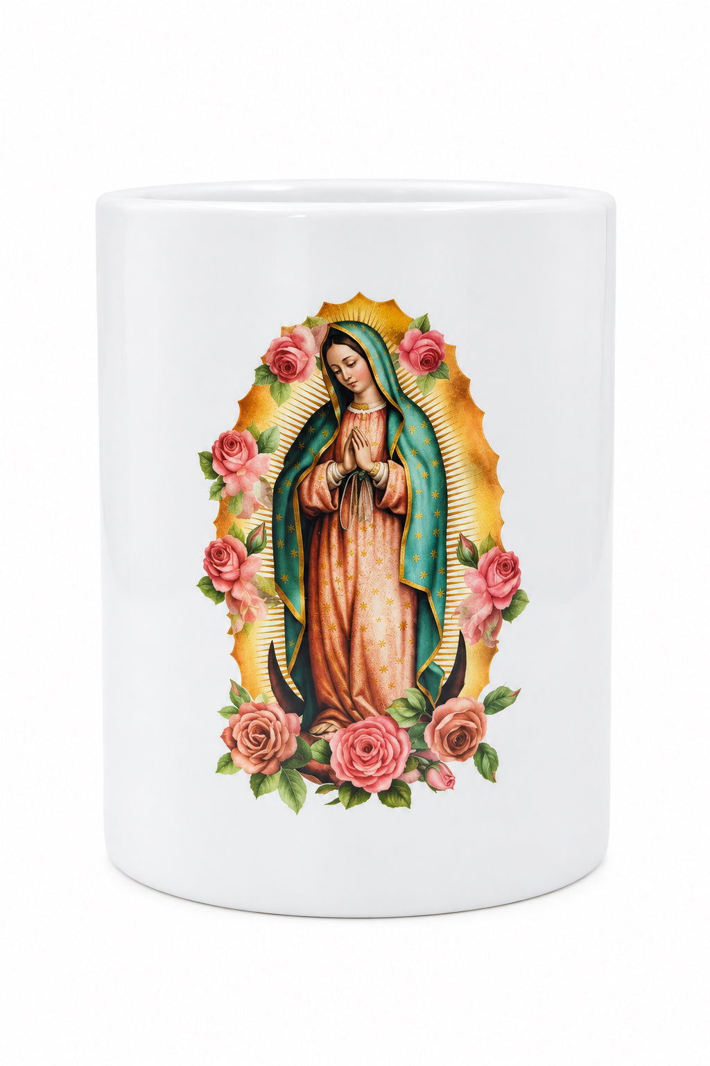 Virgin Mary Ceramic Mug - 12oz