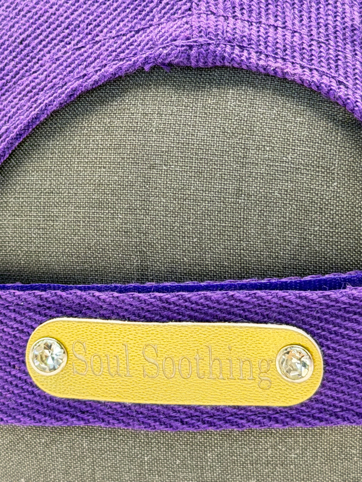 Purple Beaded Turkish Eye Baseball Cap