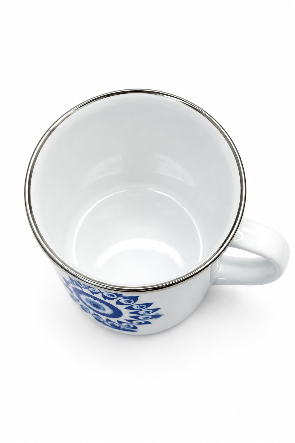 Multiple Mini Turkish Eyes Enamel Mug - 12oz