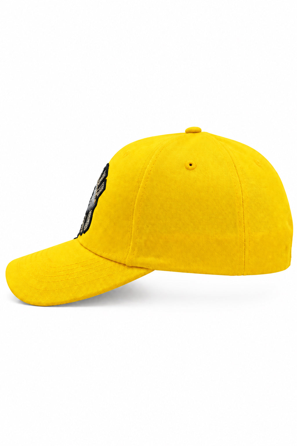 Golden Embroidered Sequin Melting Eye Cap