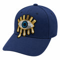 Golden Embroidered Sequin Melting Turkish Eye Cap
