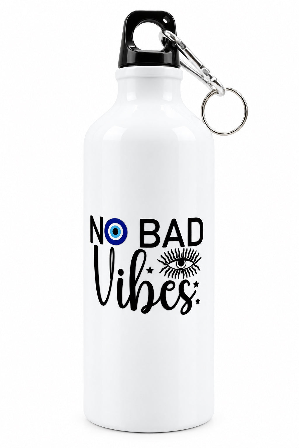 No Bad Vibes Travel Water Bottle