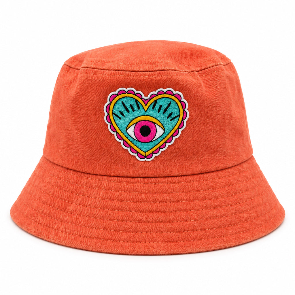 Embroidered Lucky Eye Bucket Hat