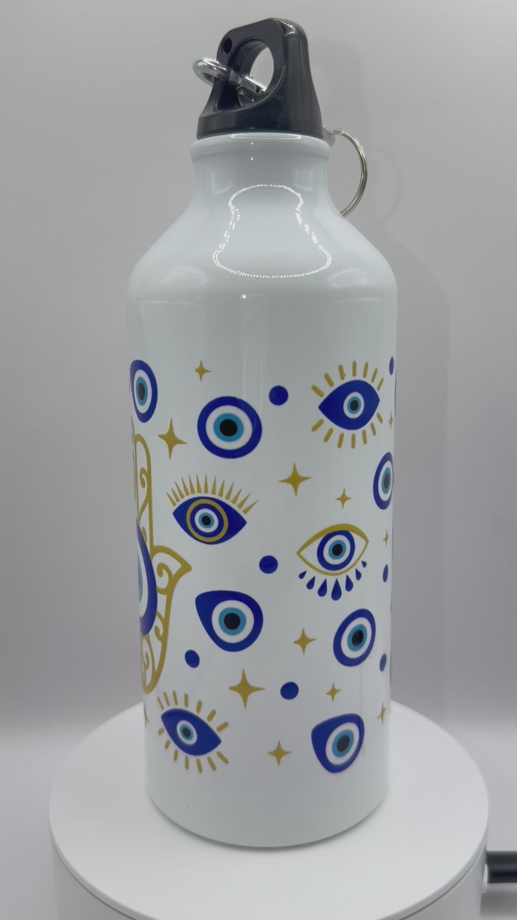 Hamza Hand Aluminum Travel Water Bottle